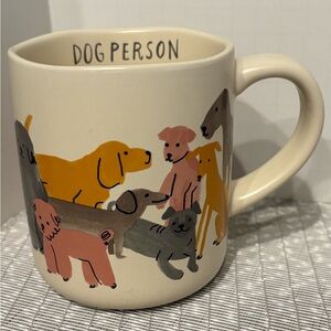 “Dog Person” Opalhouse 16oz Stoneware Coffee Cup/Mug with Colorful Happy Dogs